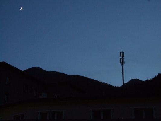 Antenne bei Nacht...
