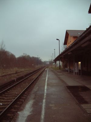 Am Bahnhof - Richtung Kamenz
