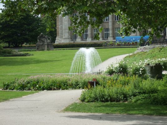 Springbrunnen bei "Planten un Blomen"
