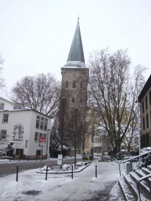 Blick auf den Turm von St. Katharinen
