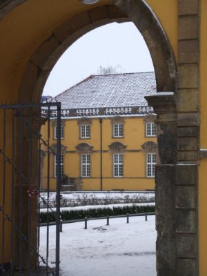 Blick in den Innenhof des osnabrÃ¼cker Schlosses

