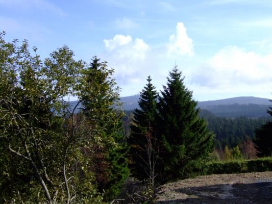 Blick auf den Brocken aus Richtung Torfhaus
