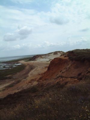 Abbruchkante Rotes Kliff

