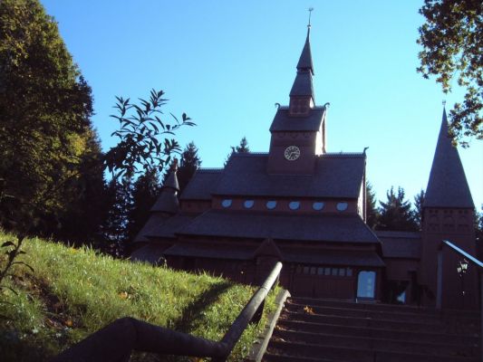 Die Stabkirche in Hahnenklee
